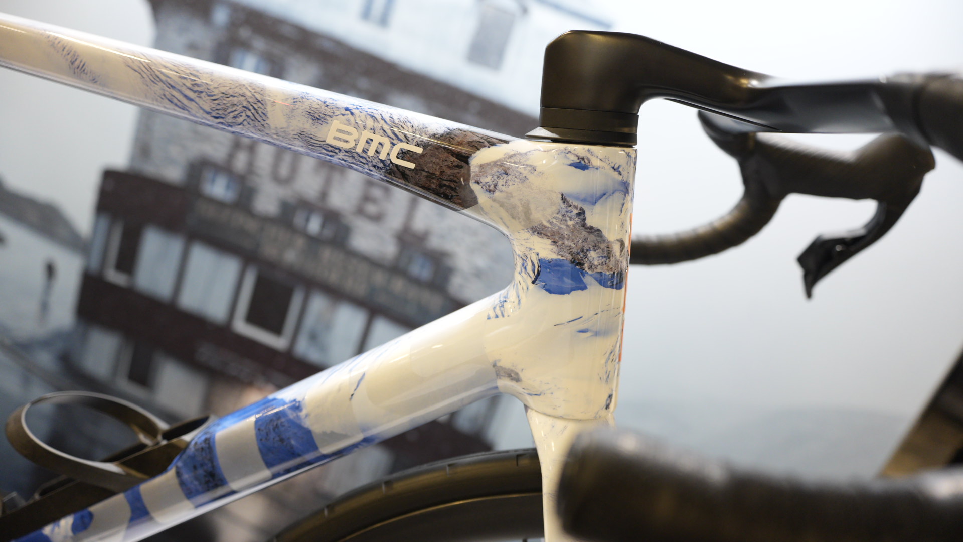 close up details of expensive bikes