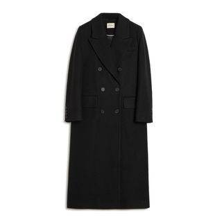 Albaray Black Double Breasted Coat