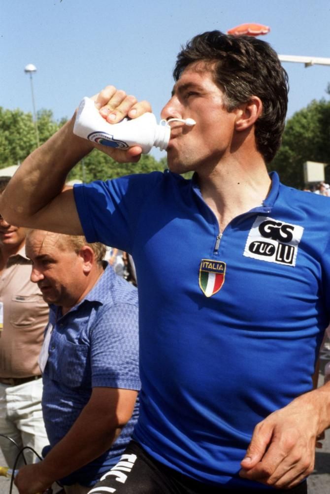 Moser in azzurro for the 1984 world championships