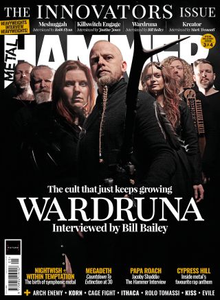 Warduna new Metal Hammer cover