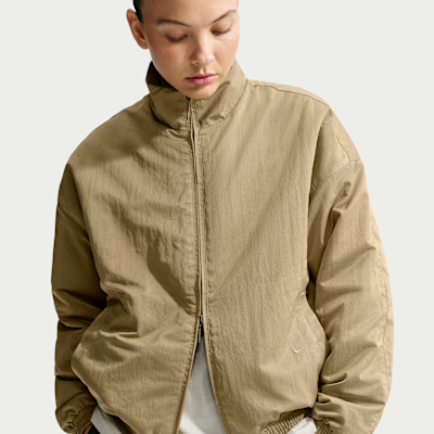 Caitlin Standard Issue Women&amp;rsquo;s Dri-Fit Game Woven Synthetic-Fill Basketball Jacket - Parachute Beige/parachute Beige - Size Xs
