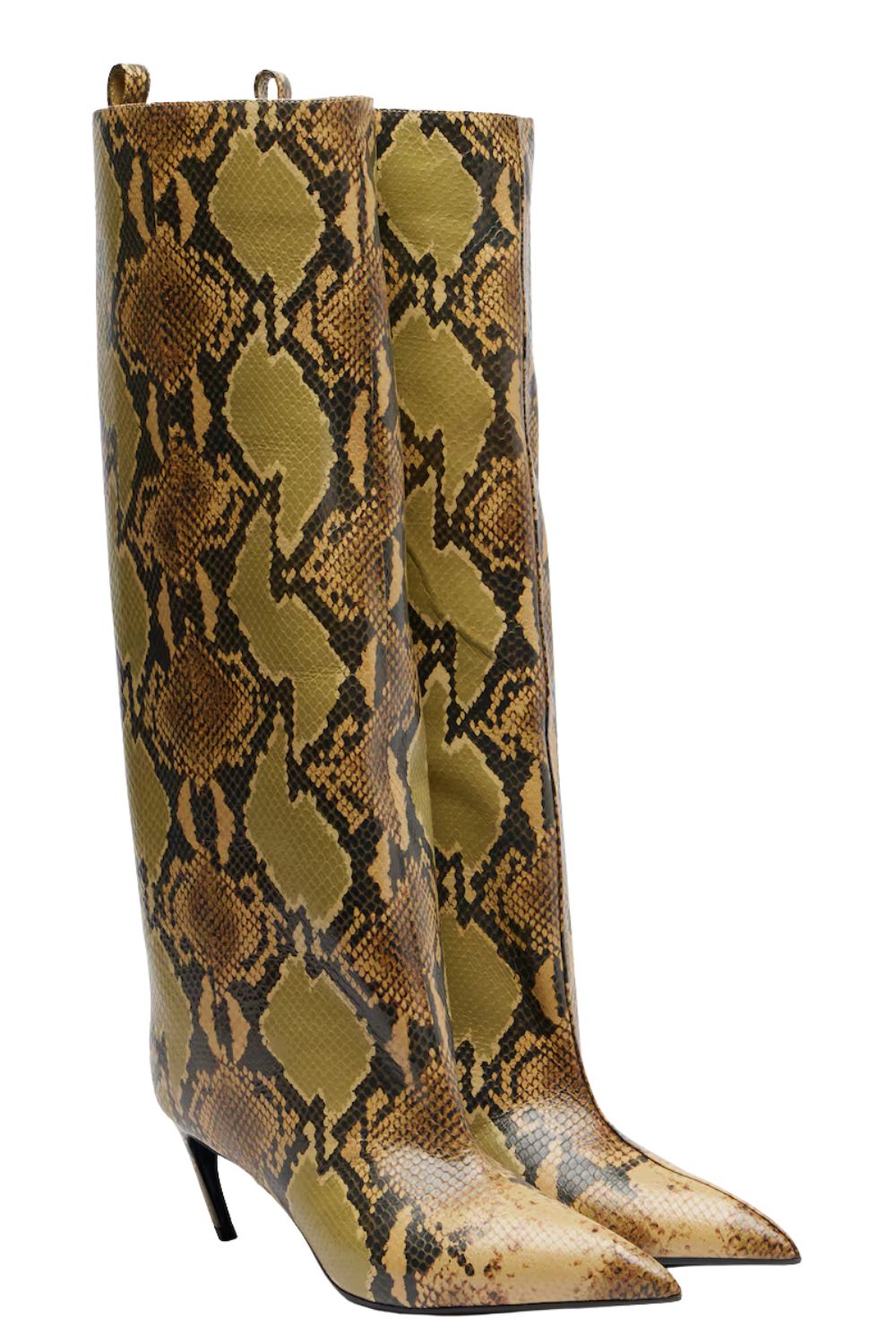 The Attico Lea 65 leather knee-high boots