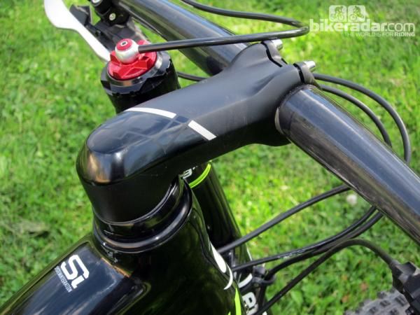 Cannondale's neverending goal of component integration includes the OPI stem, which is forged as a single piece with most of the steerer tube.