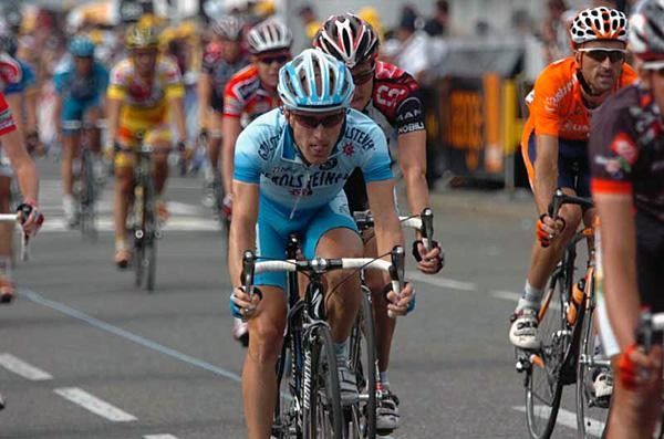 Levi Leipheimer (Gerolsteiner) made it to the finish with the bunch
