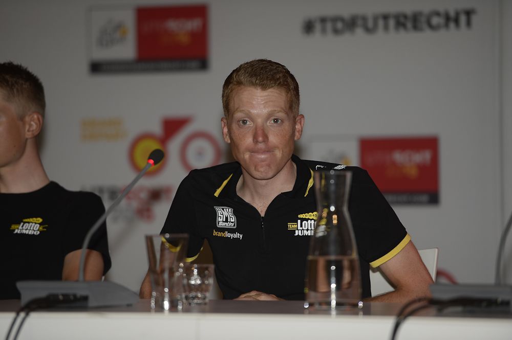 Steven Kruijswijk at the LottoNL-Jumbo press conference.
