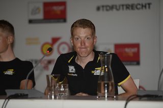 Steven Kruijswijk at the LottoNL-Jumbo press conference.