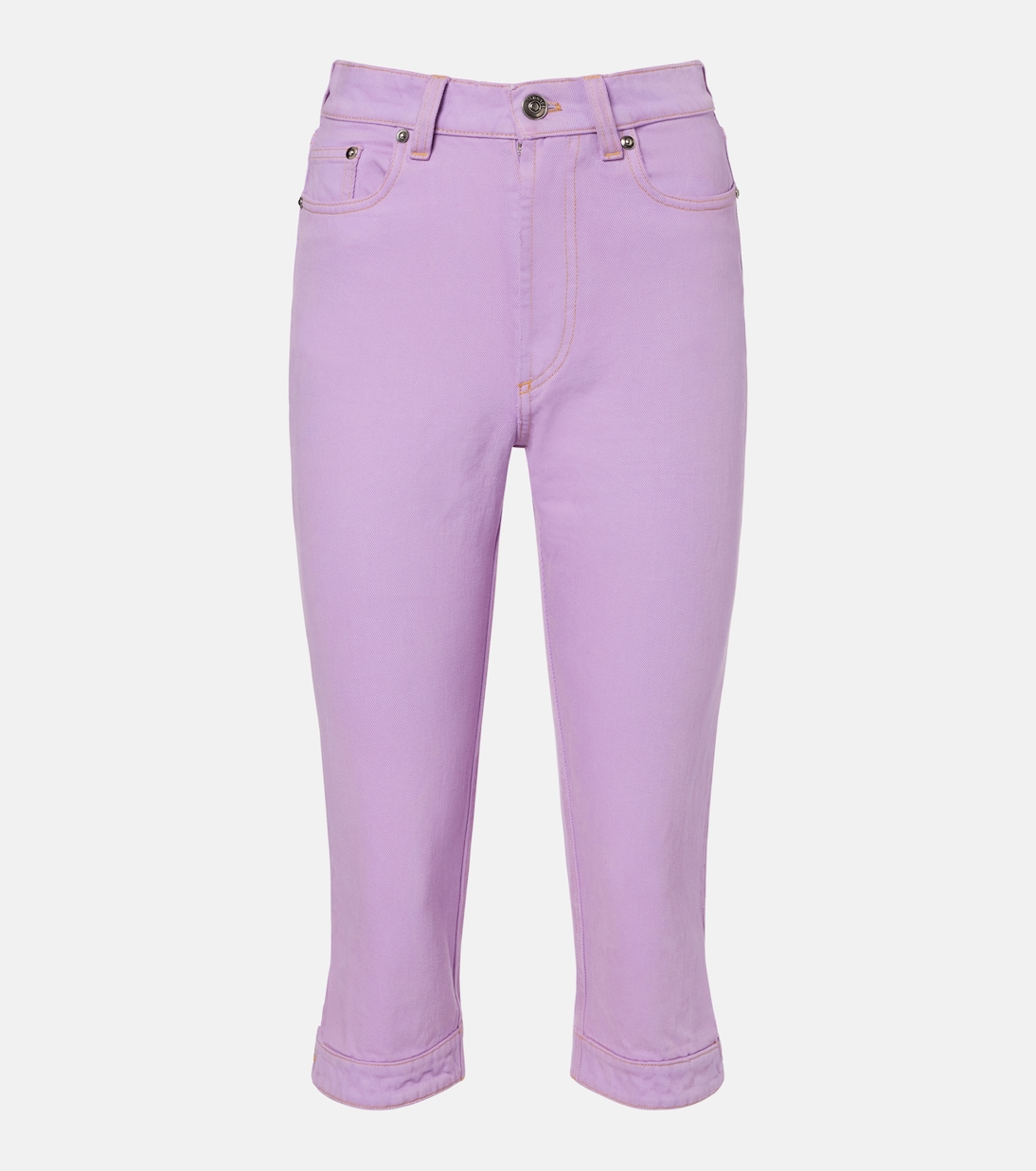 High-Rise Capri Jeans