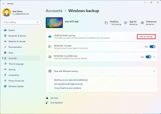OneDrive folder syncing