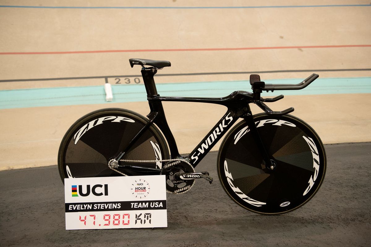 The Specialized Shiv bike of Evelyn Stevens