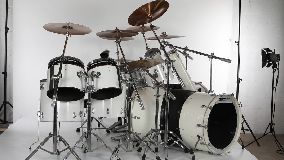 Alex Van Halen 1980 Ludwig drum kit