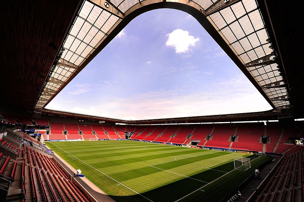 A general view of the Eden stadium ahead of the UEFA Under 21 European Championship 2015 Final between Sweden and Portugal at Eden Stadium on June 30, 2015 in Prague, Czech Republic.