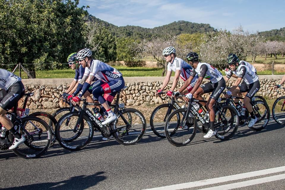The sun was out for the first race of the Challenge Mallorca