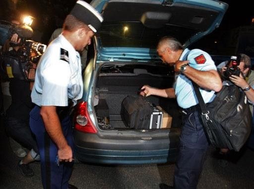 Night has fallen before the French gendarmes are finished