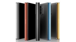 Samsung Galaxy Z Fold 2 hinge colors