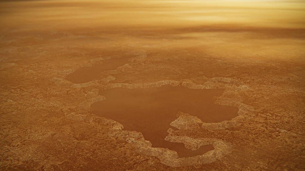 Some of Saturn Moon Titan's Methane Lakes May Sit in 'Explosion Craters' | Space
