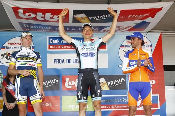 Tony Martin (Omega Pharma-QuickStep) topped the overall podium