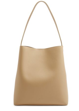 Sac Grained Leather Tote