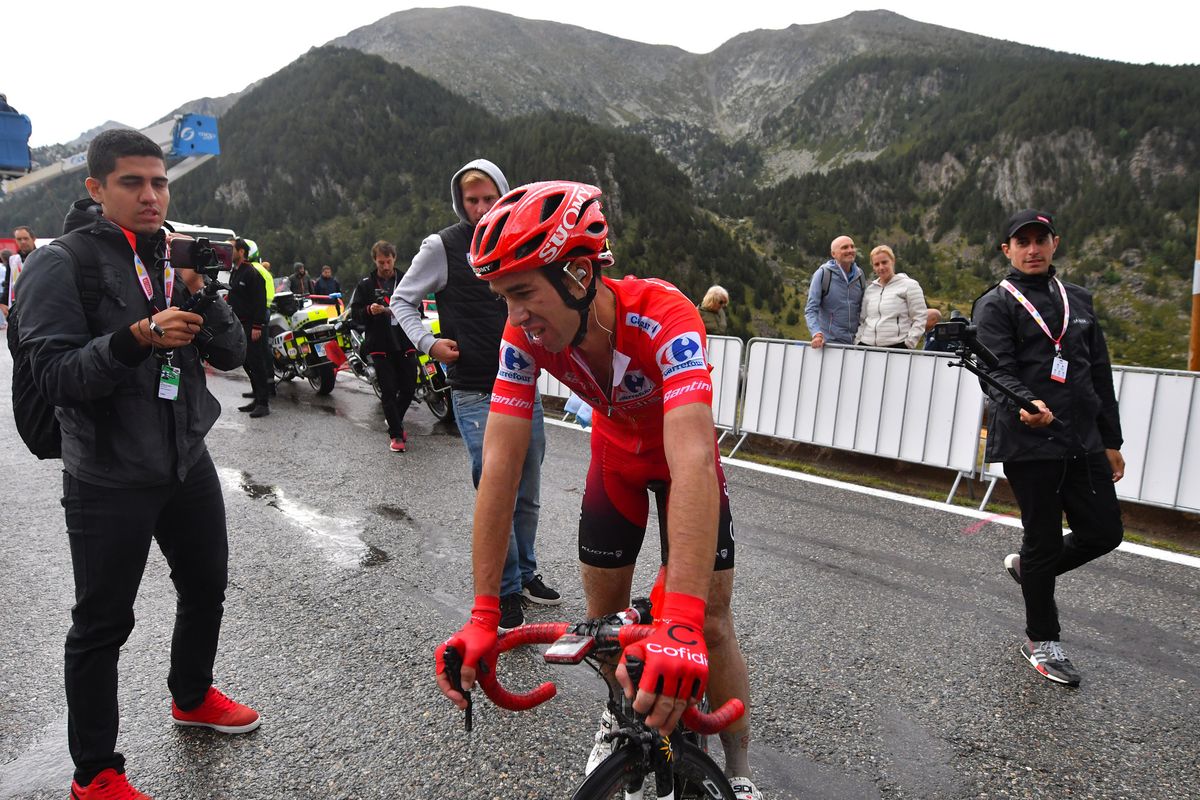 Nicolas Edet after the stage finish
