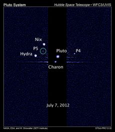 pluto fitth moon hubble