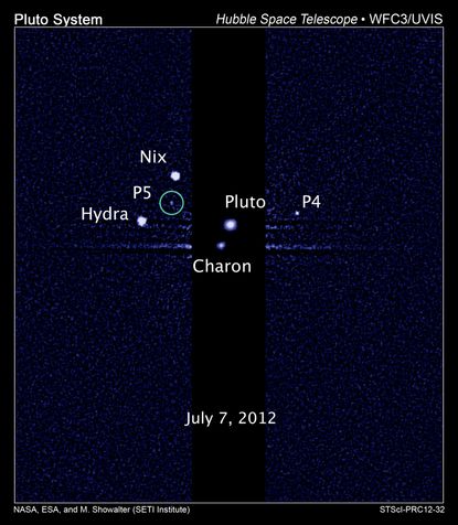 pluto fitth moon hubble