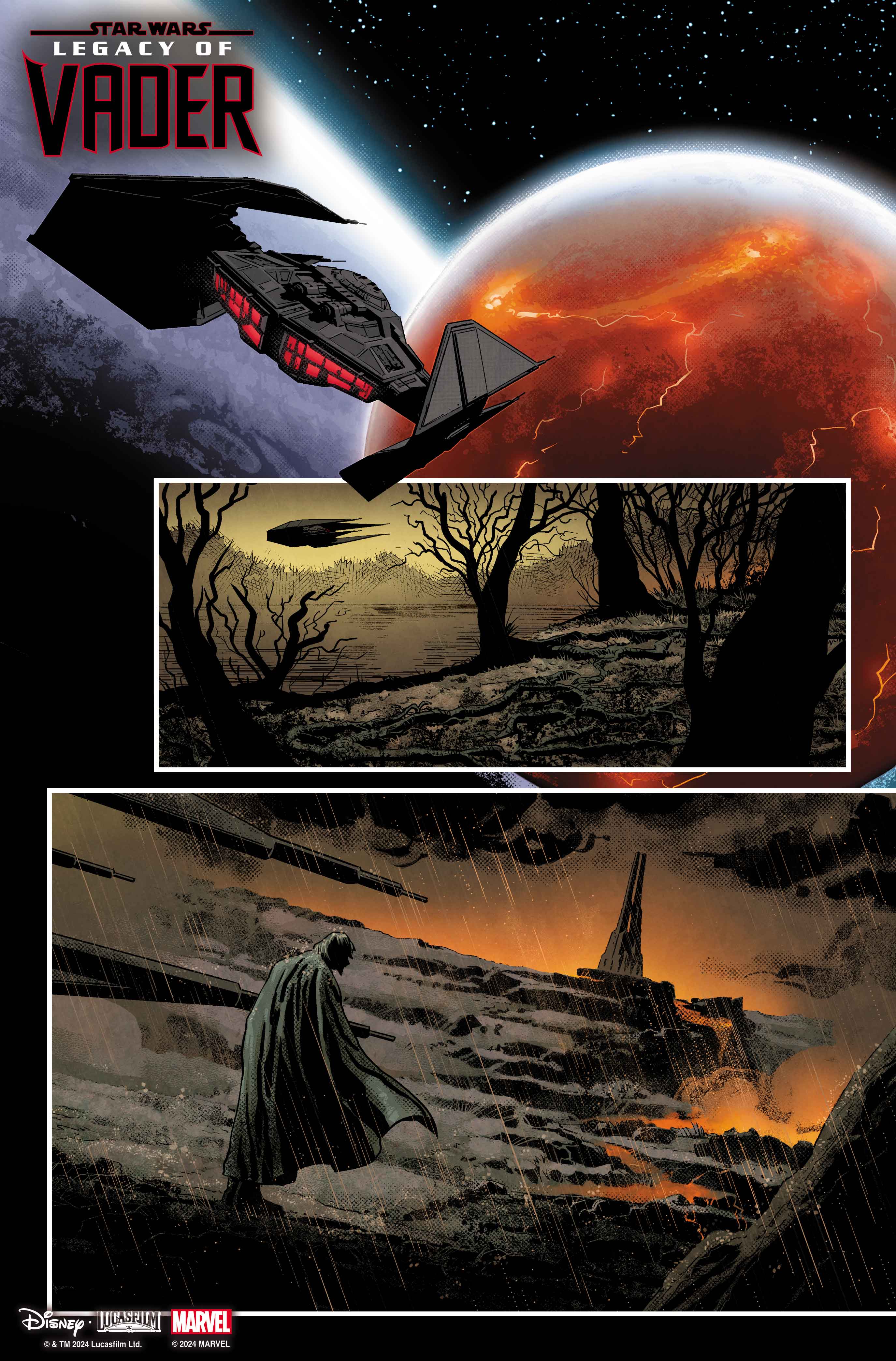 Seni dari STAR WARS: WARISAN VADER #1