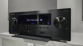 Pioneer VSA-LX805 AVR with the control door folded down