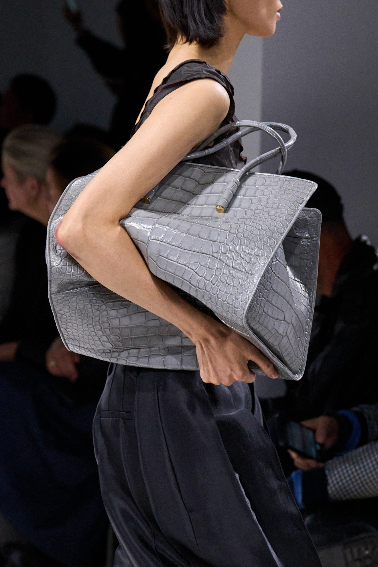 runway detail image of the Bottega Veneta Barbara handbag from the spring/summer 2026 collection