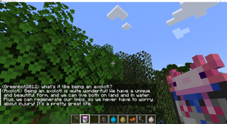 Using ChatGPT in Minecraft to Talk to Mobs