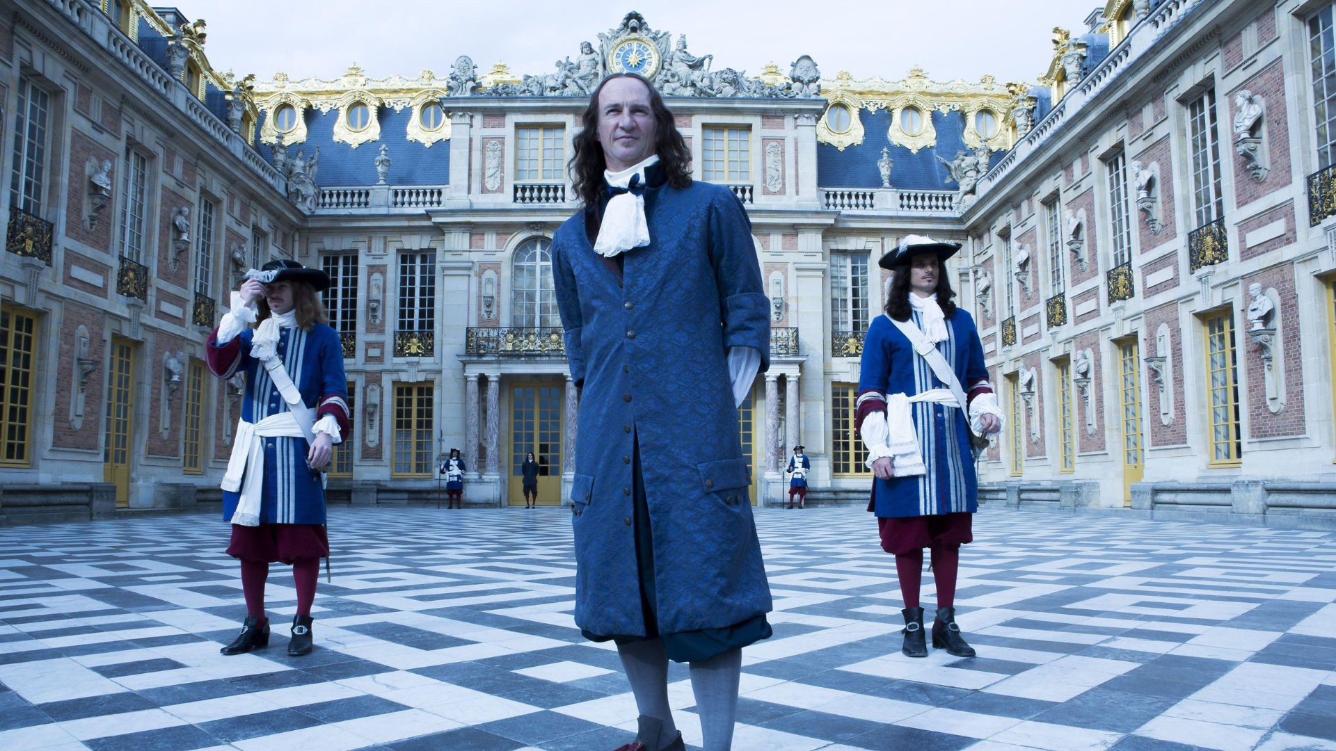 A still from Versailles TV series, 2015