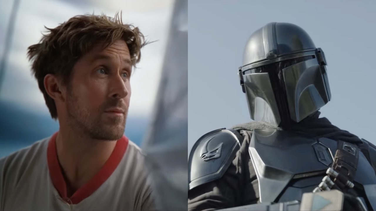 Ryan Gosling in Project Hail Mary, and Star Wars' The Mandalorian