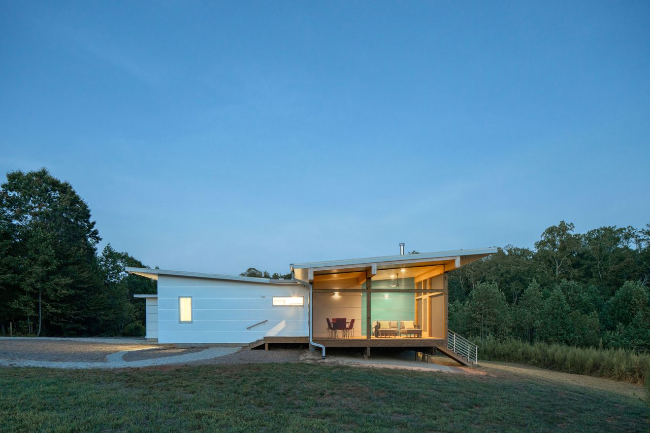 Net Zero is a low-energy Farmhouse, North Carolina, by Arielle Schechter