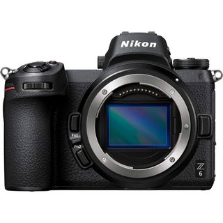 Front view of the Nikon Z6 on a white background.