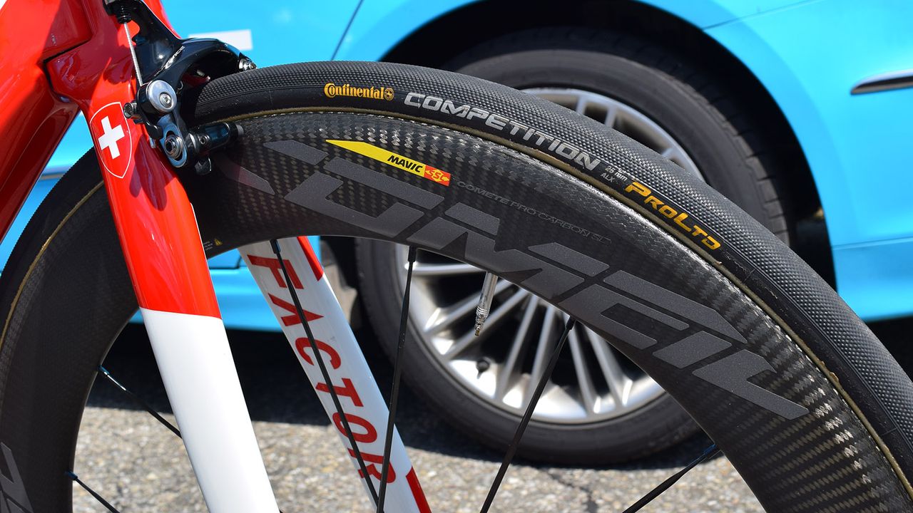 AG2R La Mondiale use Continental Competition ALX 25mm tubular tyres