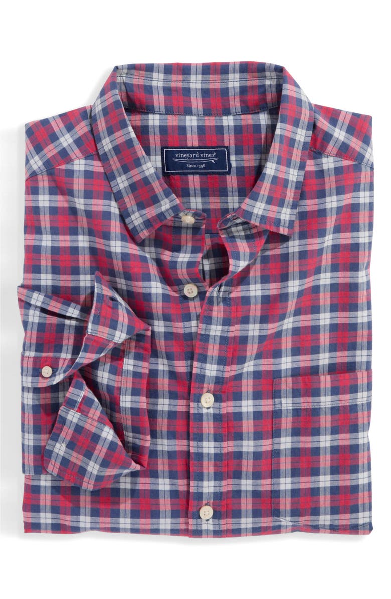 Overlook Regular Fit Plaid Cotton Madras Button-Up Shirt