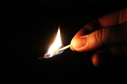 White Burgundy and burning match smell