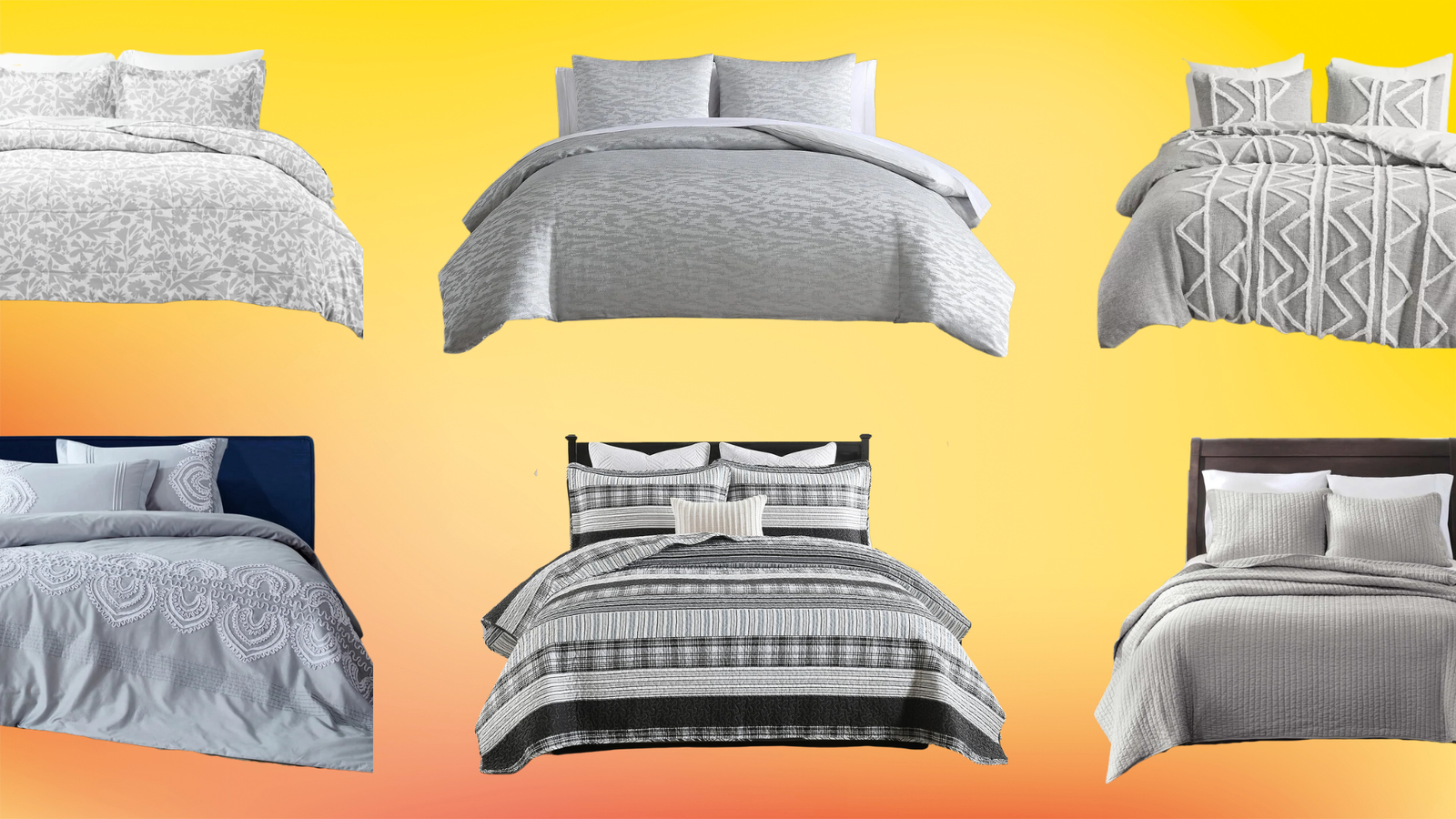 12 Best Gray Bedding Sets Instantly Soothing Bedrooms Livingetc
