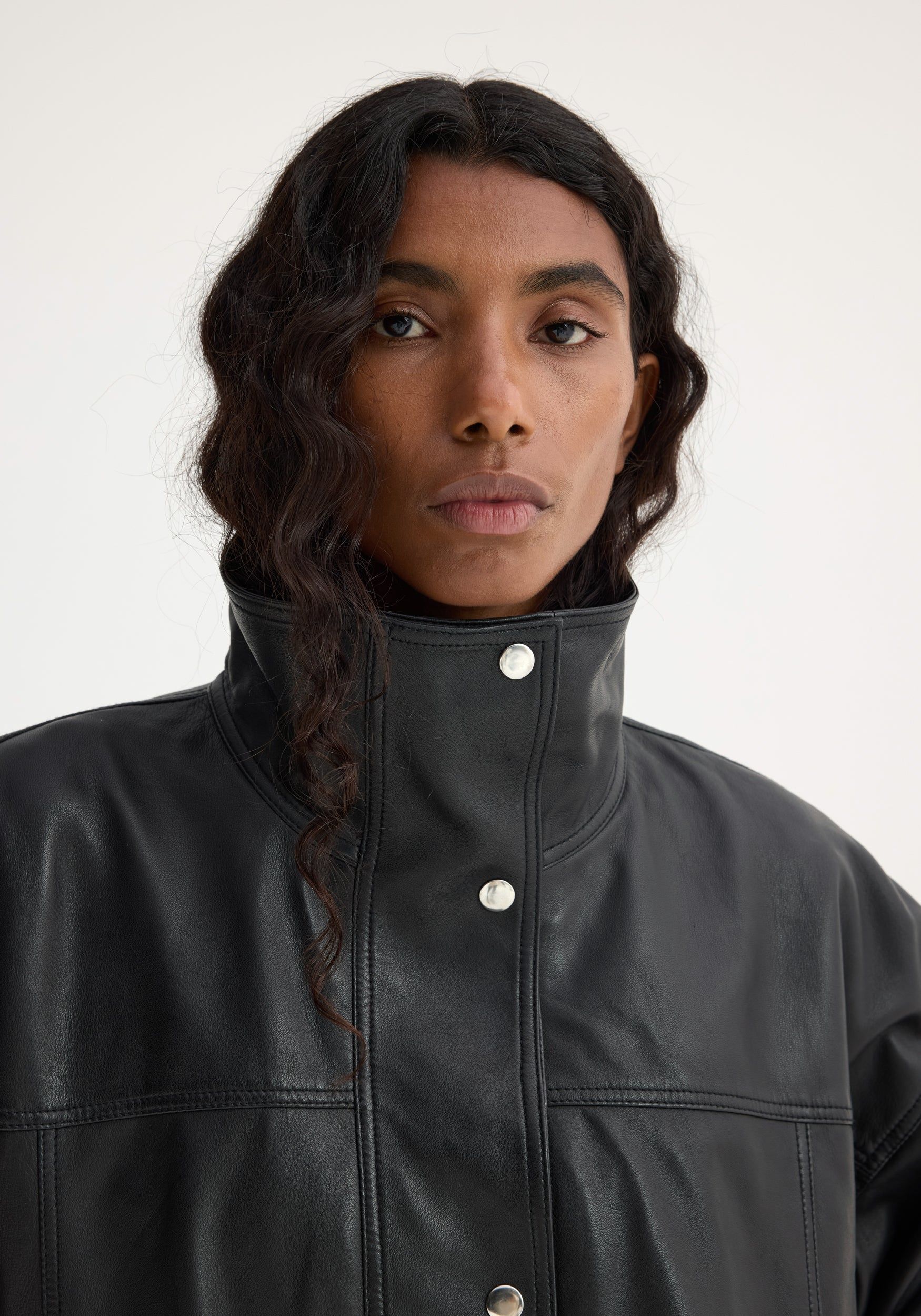 Reinvented Leather Jacket | Black