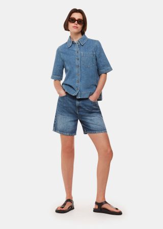 Jade Short Sleeve Denim Shirt