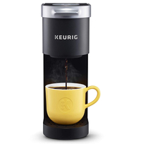 Keurig K-Mini Coffee Maker: was $99 now $49 @ Target
This compact Keurig coffee maker won't take up much space on the counter, but still delivers a cup of Joe quickly. It can brew 6-12 ounces from the press of a button, although keep in mind it only holds one cup of water, so you will need to refill the tank regularly. It's available in a variety of colors including rose, oasis, black and red — some are more discounted than others at the time of writing. Read our full Keurig K-Mini review.
Price check: $49 @ Keurig