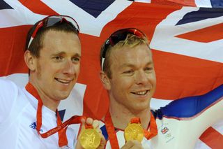 Chris Hoy Bradley Wiggins gold medal winners
