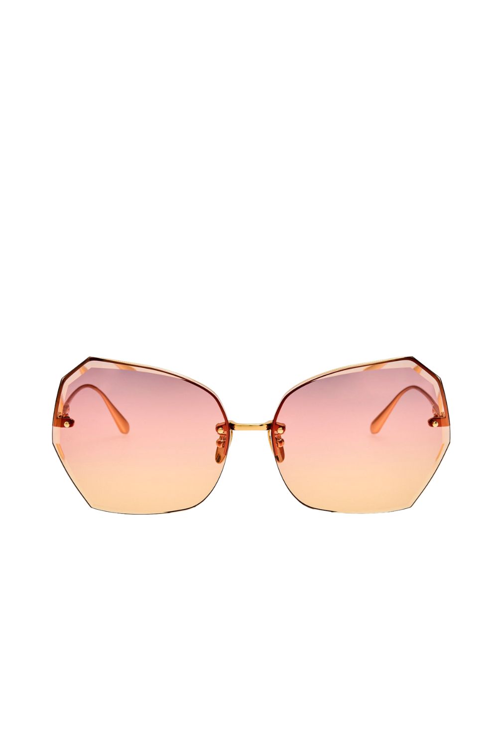 linda farrow tinted lens oversized sunglasses