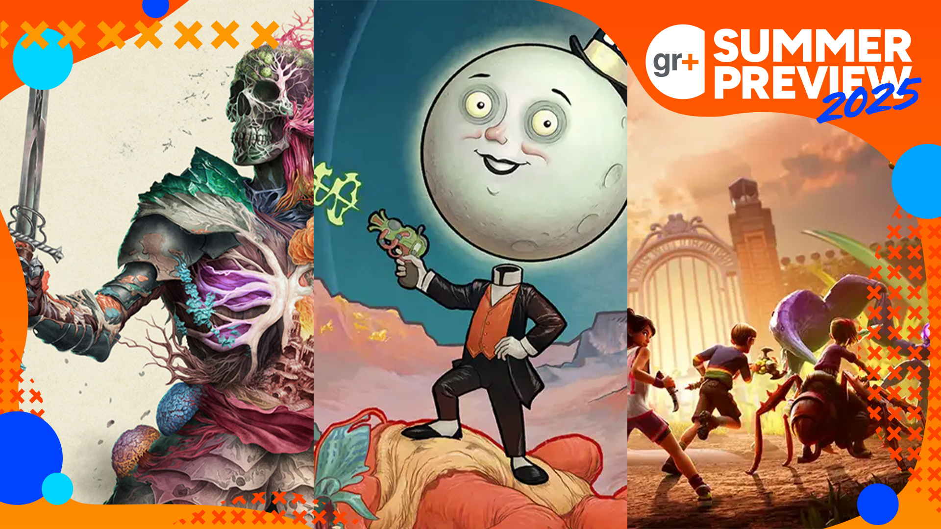 Banner image showing key art for Avowed, The Outer Worlds 2, and Grounded 2