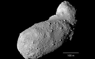 Asteroid Itokawa. Japan's Hayabusa mission reached this space rock in September 2005.