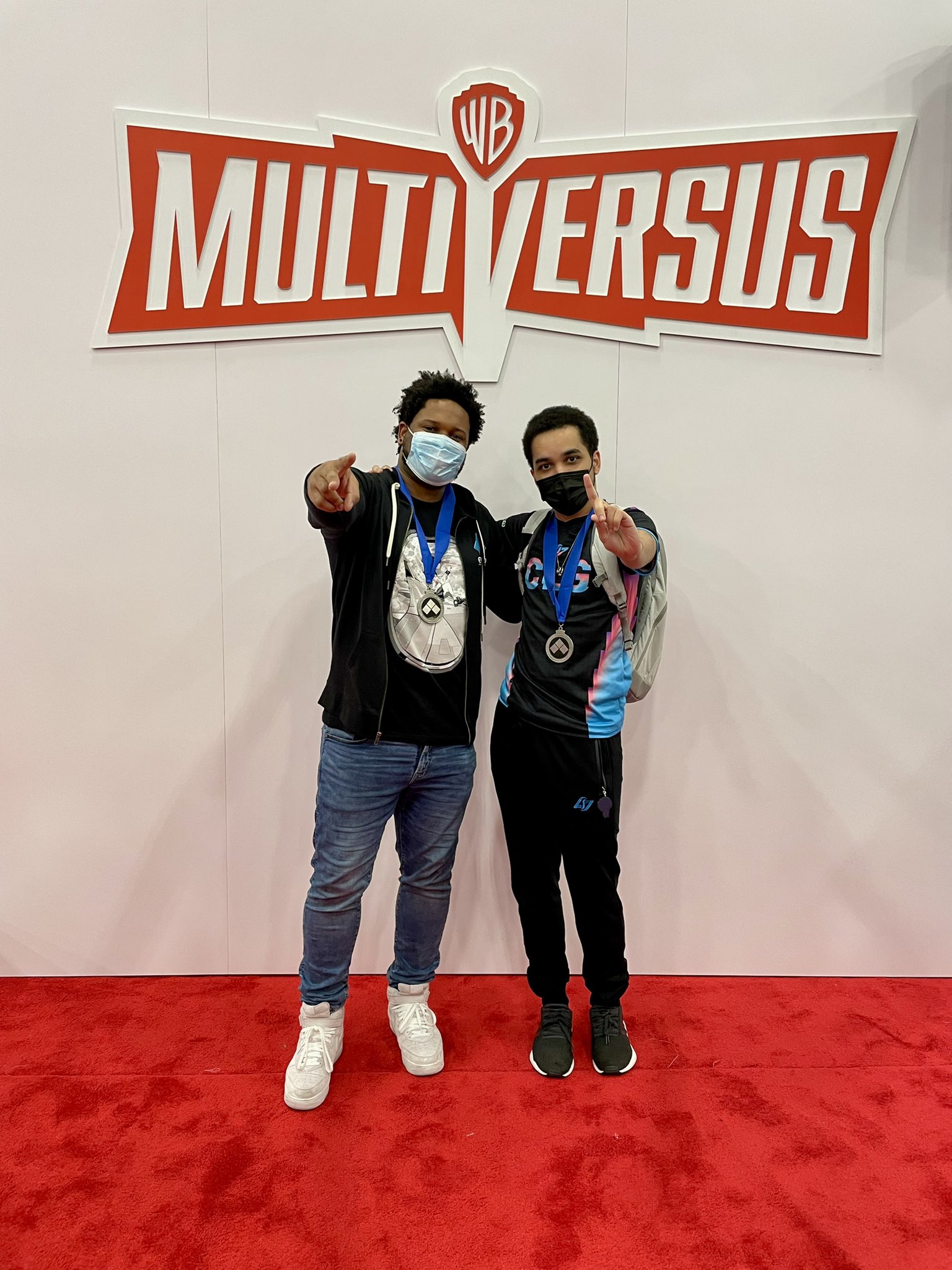 Multiversus EVO 2022 winners VoiD and NAKAT