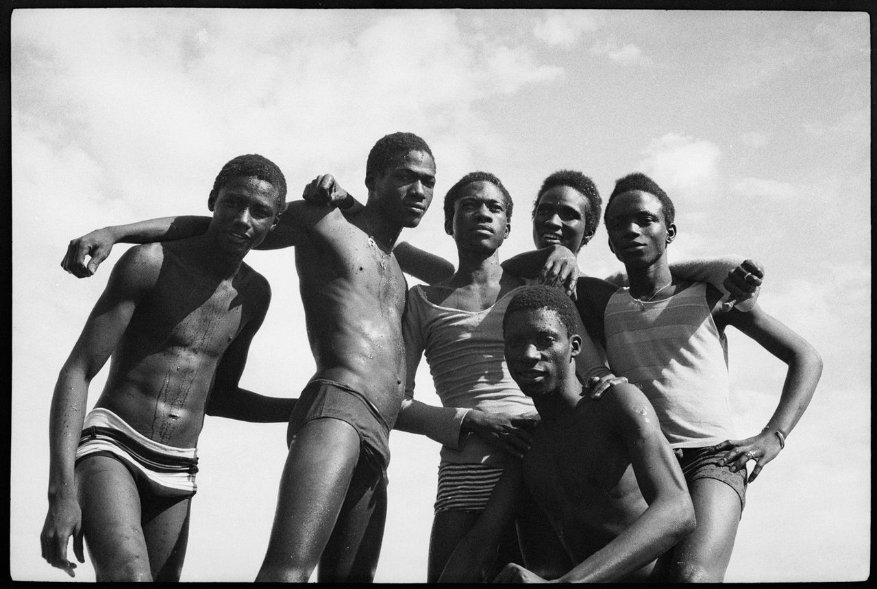 photograph of young African boys