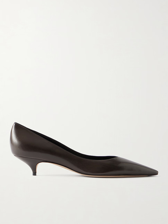 THE ROW, Liisa Leather Pumps