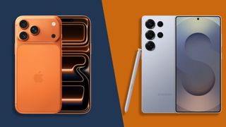 an image showing the iPhone 17 Pro Max vs Samsung Galaxy S25