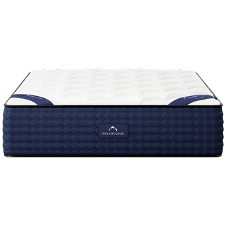 The DreamCloud Luxury Hybrid mattress on a white background