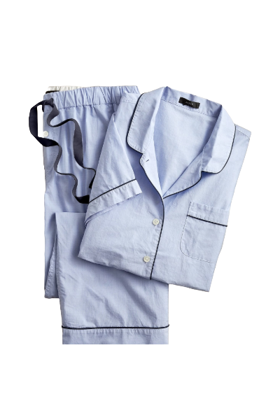 J.Crew, End-On-End Cotton Pajama Pant Set