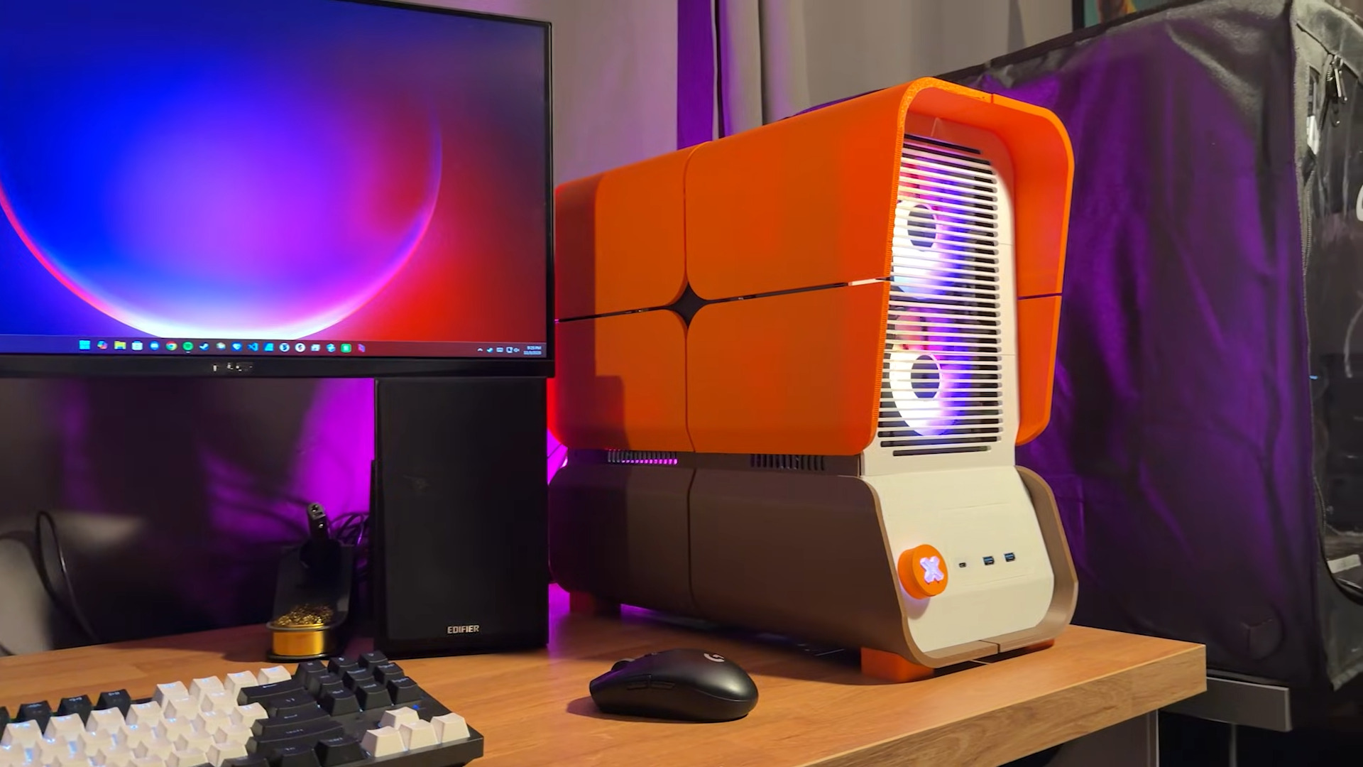 Makeyo MK01 3D printed PC case modding